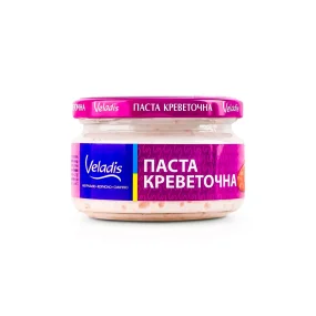 Паста креветочная  - Деликатесная, Veladis, 160 г Паста креветочная  - Деликатесная, Veladis, 160 г