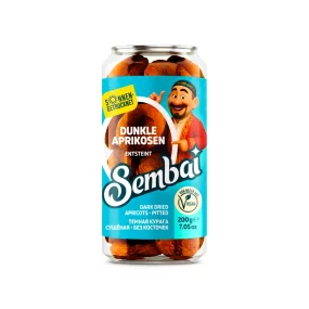 Курага без косточки, темная, Sembai, 200 г