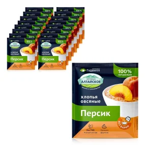 Haferflocken mit Pfirsich, Gudwill, 17 х 40 g