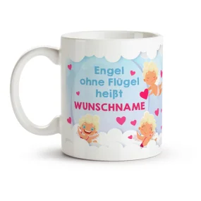 Кружка именная - Engel ohne Flügel, керамика, 330 мл Кружка именная - Engel ohne Flügel, керамика, 330 мл