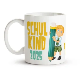 Tasse - Schulkind, Junge, Keramik, 330 ml