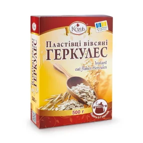 Хлопья овсяные - Геркулес, Kozub, 500 г