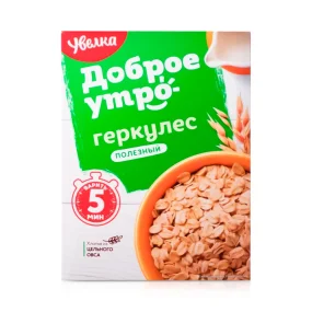 Хлопья овсяные , Геркулес, Увелка, 400 г Хлопья овсяные , Геркулес, Увелка, 400 г