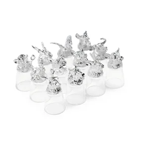 Geschenkset mit Kippgläsern - Chinesisches Horoskop, 12 Stück