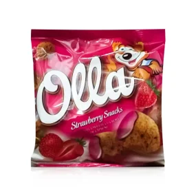 Gefüllte Getreidekissen mit Erdbeergeschmack, Olla, 100 g