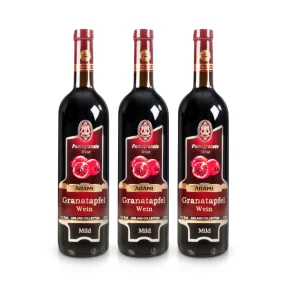 Armenischer Granatapfelwein - Arame, mild, 3 х 0,75 L Armenischer Granatapfelwein - Arame, mild, 3 х 0,75 L