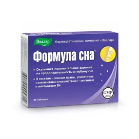 Schlafformel, Evalar, 40 Tabletten