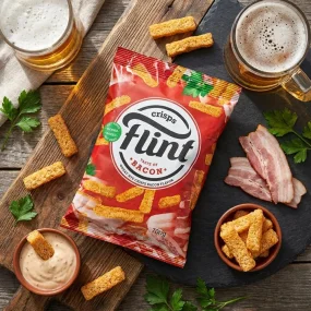 Weizen-Roggen-Croutons - Flint, mit Schinkengeschmack, 70 g