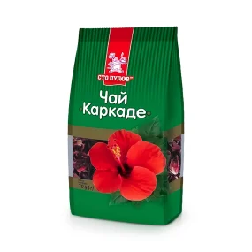 Чайный напиток из лепестков суданской розы - Каркадэ, 100 Pudov, 70 г