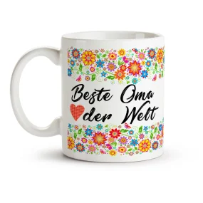 Tasse - Beste Oma der Welt, Keramik, 330 ml