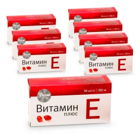 Витамин Е плюс, Фармгрупп, 30 капсул х 8 шт. 