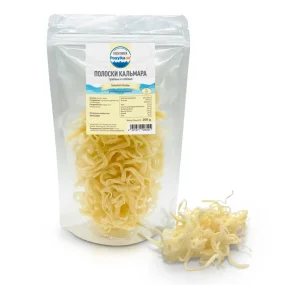 Полоски Кальмара, солёные и сушёные,  200 г