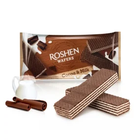 Waffeln mit Kakao- und Milchgeschmack, Roshen, 216 g