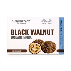 Чёрный орех, Golden Pharm, 30 таблеток