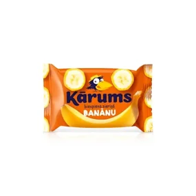 Сырок творожный cо вкусом банана, глазированный, Karums, 45 г