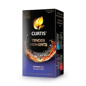Чай чёрный - Tender Moments, с ароматом черники и ежевики, Curtis, 25 пакетиков