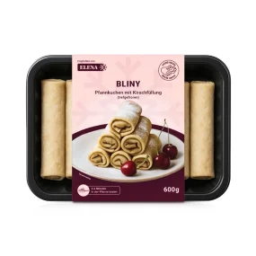 Bliny, Pfannkuchen mit Kirschfüllung, Elena, 600 g