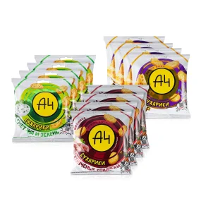 Probierpaket Weizen-Croutons - А4, Priwet Baget, , 12 x 40 g