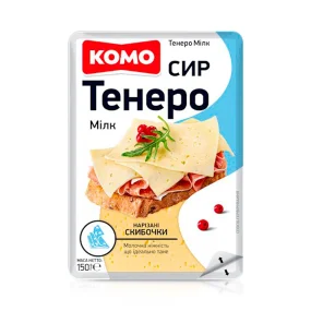  Käse - Tenero Milk, in Scheiben 45%, Komo, 150 g 