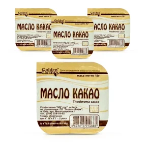 Масло какао, Golden Pharm, 15 г х 4 шт. Масло какао, Golden Pharm, 15 г х 4 шт.
