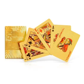 Spielkarten - 500 Euro, Kunststoff, 9 x 6 cm, 54 Stück. Spielkarten - 500 Euro, Kunststoff, 9 x 6 cm, 54 Stück.