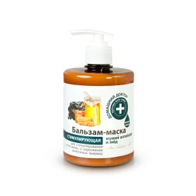 Maskenbalsam für Haare - Mumijo und Honig, Domaschnij Doktor, 500 ml