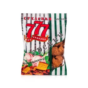 Roggen-Croutons - Tri Semjerki, mit Knoblauchgeschmack, 150 g