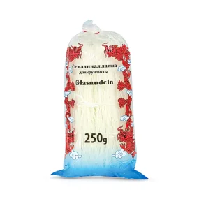 Стеклянная лапша для фунчозы, 250 г Стеклянная лапша для фунчозы, 250 г