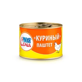 Паштет куриный, Моя семья, 160 г Паштет куриный, Моя семья, 160 г