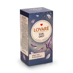 Schwarzer Tee - Earl Grey mit Bergamotte, Lovare, 24 x 2 Schwarzer Tee - Earl Grey mit Bergamotte, Lovare, 24 x 2