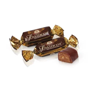 Schokokonfekt - Babaevskie Originalnye, mit Haselnüssen in kakaohaltiger Fettglasur, 300 g    