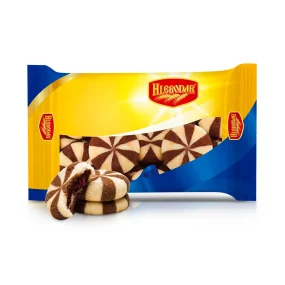 Kekse mit einer Füllung mit Erdbergeschmack, Hlebodar, 400 g