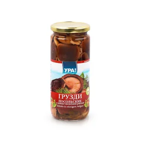 Shiitake in würzigem Aufguss, Ura, 500ml  Shiitake in würzigem Aufguss, Ura, 500ml