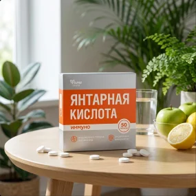 Янтарная кислота иммуно, Фармгрупп, 50 таблеток