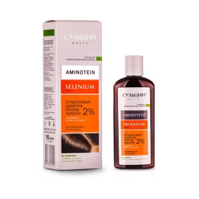 Шампунь для волос - Сульцин Форте 2%, против перхоти, для нормальных и сухих волос, 150 мл