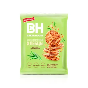 Vollkornwaffeln - Haferflocken mit Rosmarin, Baker House, 50 g