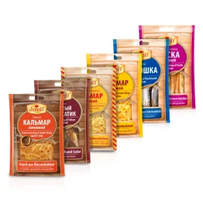 Probierpaket Bier Snacks - Ikroff, 6 х 36 g