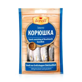 Snack aus Großschuppen Eidechsenfisch, Ikroff, 36 g