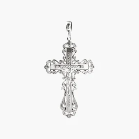 Крест, серебро 925°, 50 мм