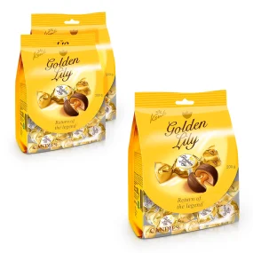 Toffikonfekt - Goldene Lilie, in Schokoladenglasur, Konti, 3 х 200 g