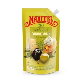 Salatmayonnaise mit Olivengeschmack, 67 % Fett, Macheev, 380 g  