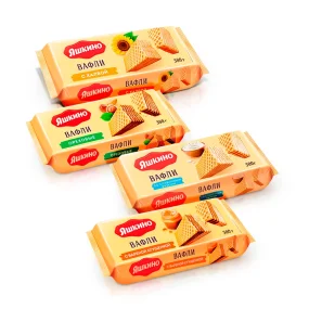 Waffeln-Set -  Jaschkino, 4 х 300 g