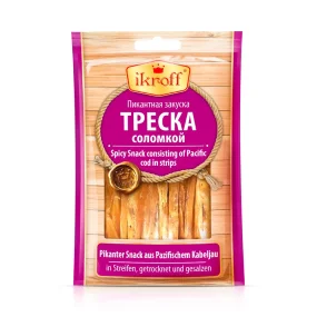 Закуска из трески, пикантная, Ikroff, 36 г Закуска из трески, пикантная, Ikroff, 36 г