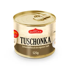 Тушёнка - Dovgan, из свинины, 525 г