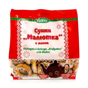 Gebäckringe - Maljutka, mit Mohn, 180 g    