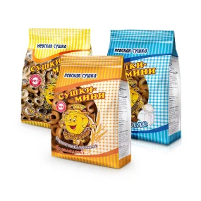 Mini-Kringelgebäck-Set, Nevskaja Sushka, 3 x 200 g