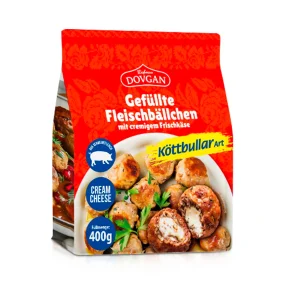 Fleischbällchen, mit Schweinefleisch und Frischkäsefüllung, Dovgan, 400 g Fleischbällchen, mit Schweinefleisch und Frischkäsefüllung, Dovgan, 400 g