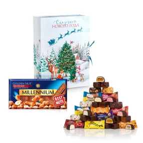 Набор сладостей в книге-коробке - Ассорти, 1,1 кг