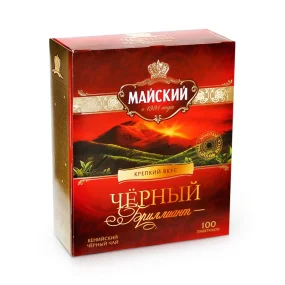 Schwarzer Tee aus Kenia - Tschornyj Brilliant, Majskij, 100 Btl. Schwarzer Tee aus Kenia - Tschornyj Brilliant, Majskij, 100 Btl.