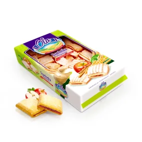 Печенье - Шарлотка, песочное с яблочной начинкой, Ola, 500 г